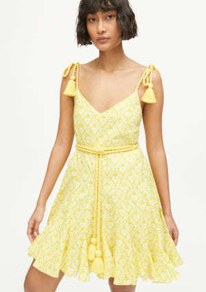 Casey Dress - Love Lockdown Yellow
