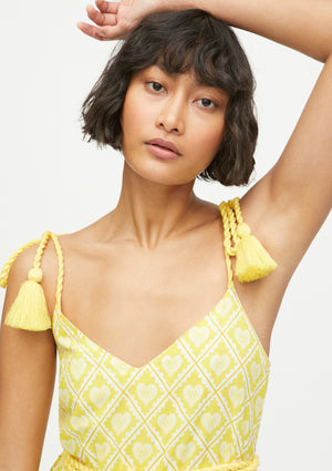 Casey Dress - Love Lockdown Yellow