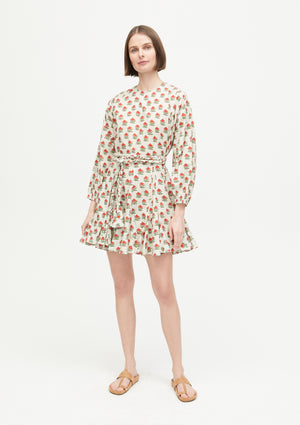 Ella Dress - Scarlet Begonia Mini