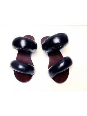 PILLOW SANDAL - Black