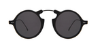Roma II Sunglasses - Black/Grey Flat