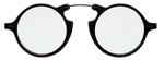 Roma II Sunglasses - Black/Silver Flat