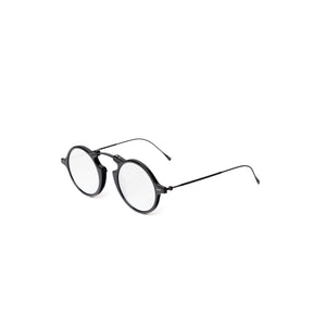 Roma II Sunglasses - Black/Silver Flat