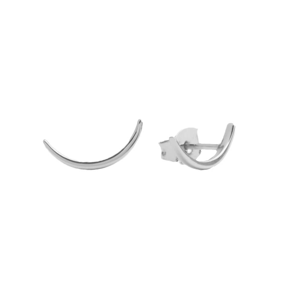 Parade Silverplated Earrings Long Moon