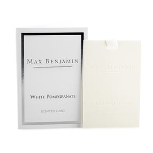 White Pomegranate Luxury Scented Card