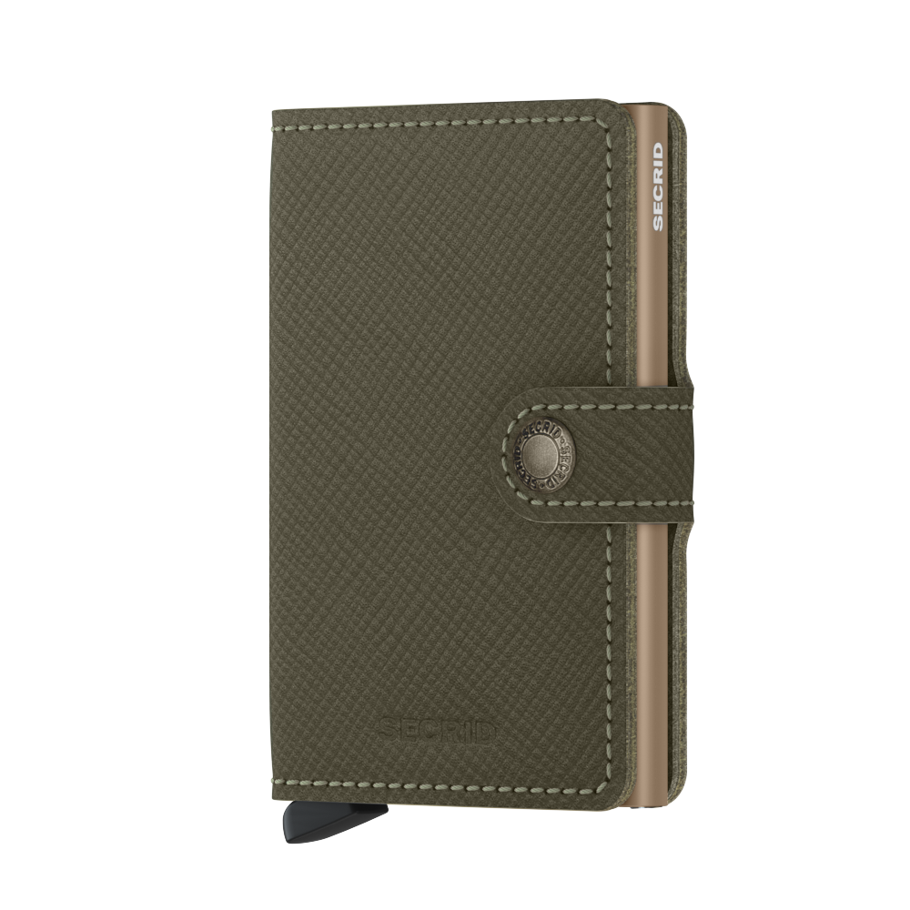 Miniwallet Saffiano Olive