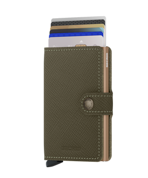 Miniwallet Saffiano Olive