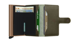 Miniwallet Saffiano Olive
