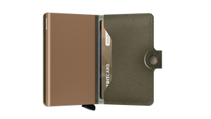 Miniwallet Saffiano Olive