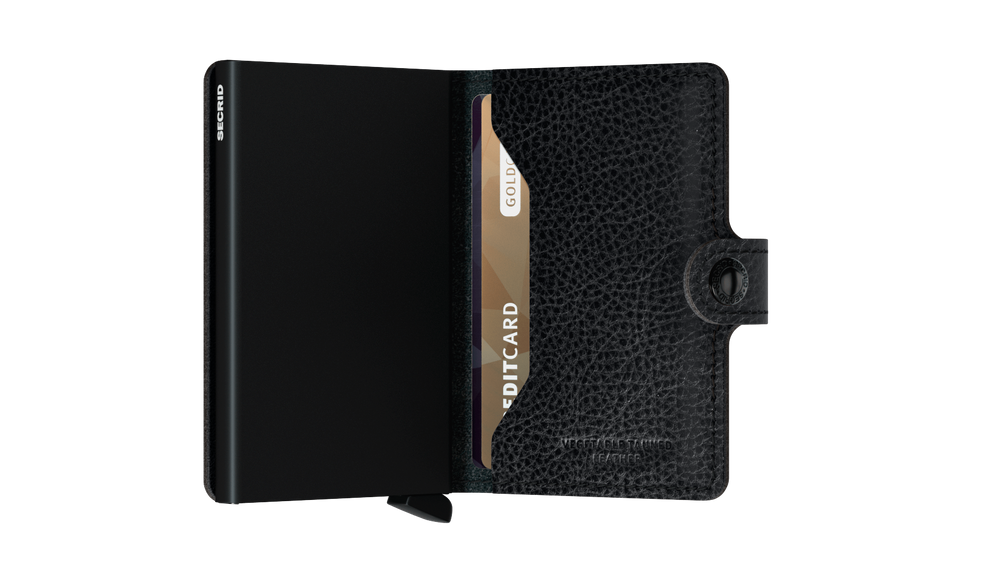 Miniwallet Veg Black-Black