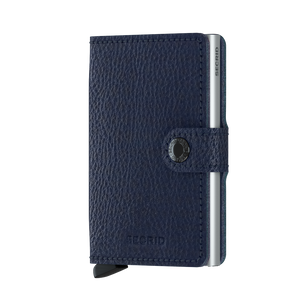 Miniwallet Veg Navy-Silver