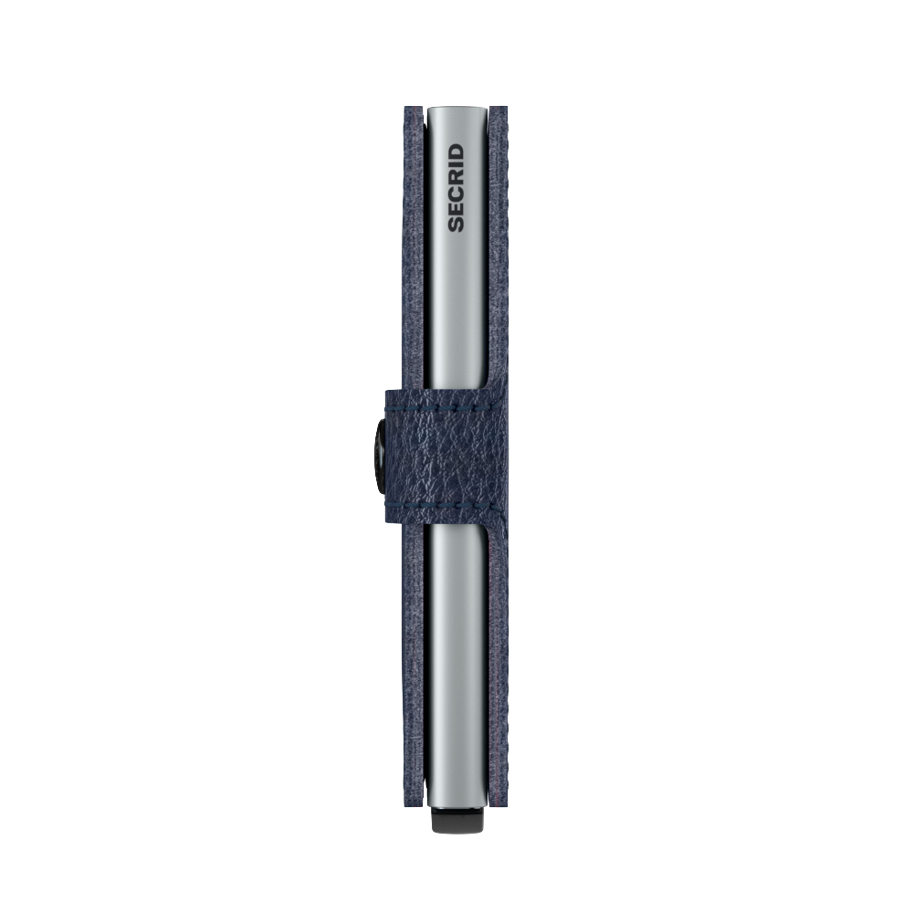 Miniwallet Veg Navy-Silver