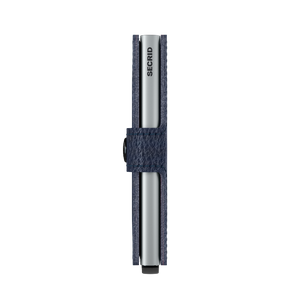 Miniwallet Veg Navy-Silver