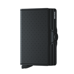 Twinwallet Perforated Black