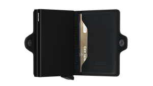 Twinwallet Perforated Black
