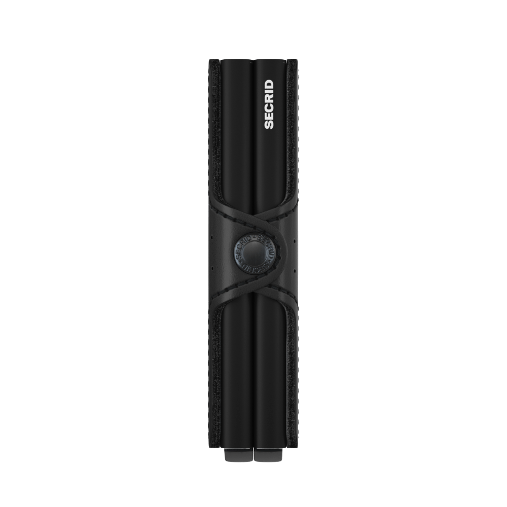 Twinwallet Perforated Black