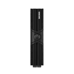Twinwallet Perforated Black