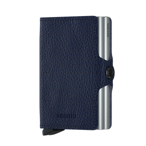 Twinwallet Veg Navy-Silver