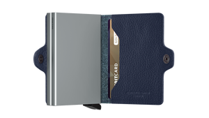 Twinwallet Veg Navy-Silver