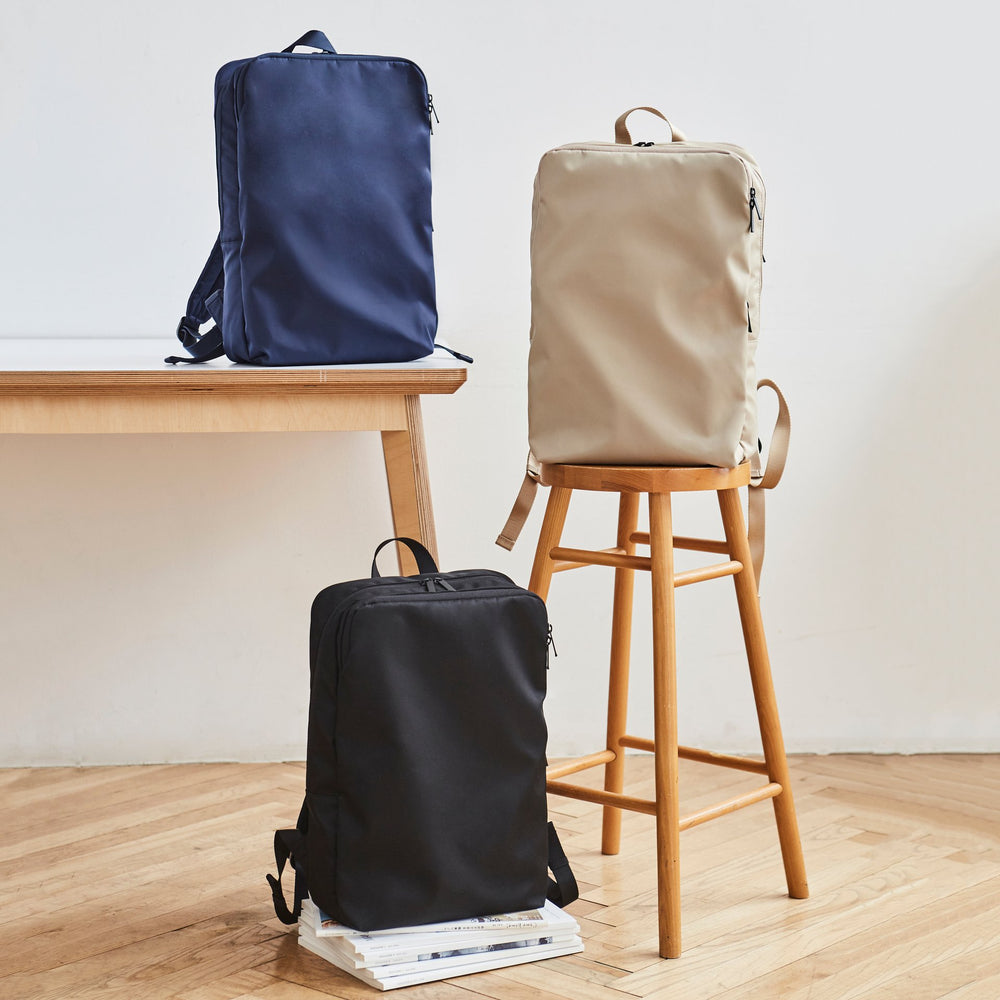 Simple Backpack in Beige