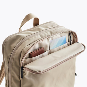 Simple Backpack in Beige