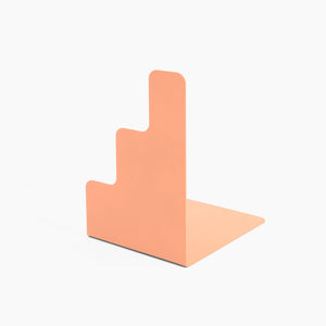 Steps Bookend in Coral