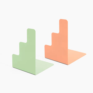 Steps Bookend in Coral