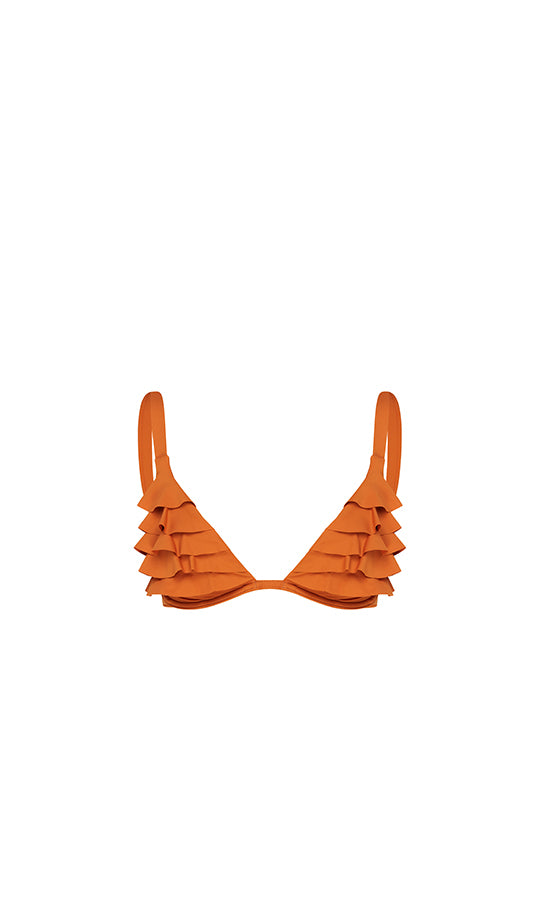 TERRACOTTA TIERED BRA