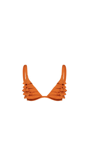 TERRACOTTA TIERED BRA