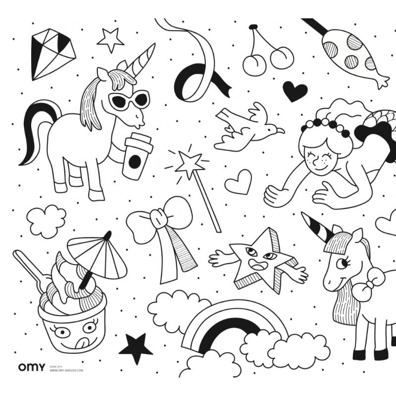 UNICORN - COLORING POCKET