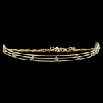 Marquise and Pear Diamond Choker - YG