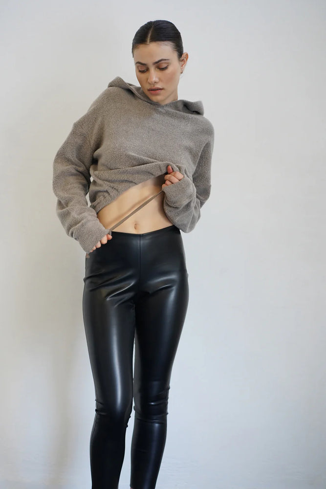 Vegan Leather Legging