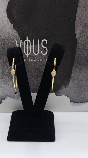 Diamond Earrings - YG (3.79gm)