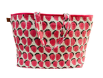 COTTON BEACH BAG - Strawberry