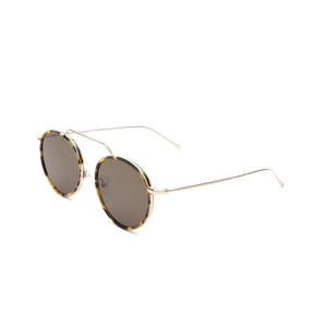 Wynwood Ace Sunglasses  - Tortoise/Silver/Grey Flat Mirror